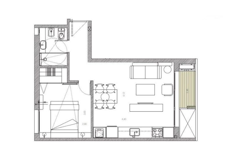 Venta Apartamento 1 Dormitorio Con Garage Centro