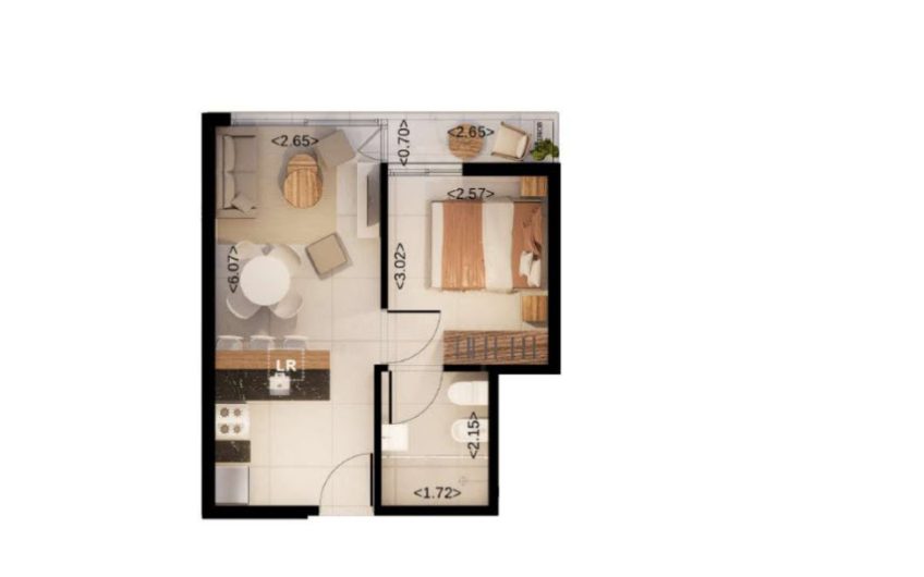 VENTA APARATEMNTO 1 DORMITORIO POCITOS